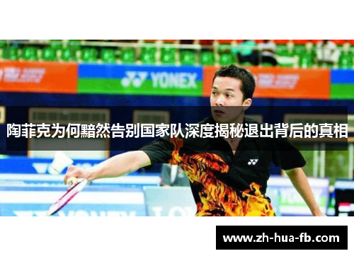 陶菲克为何黯然告别国家队深度揭秘退出背后的真相